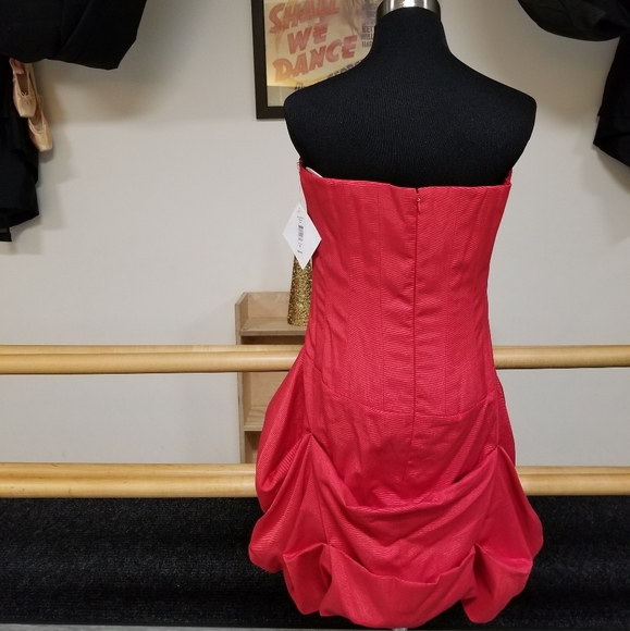 Badgley Mischka red dress - Picture 2 of 2